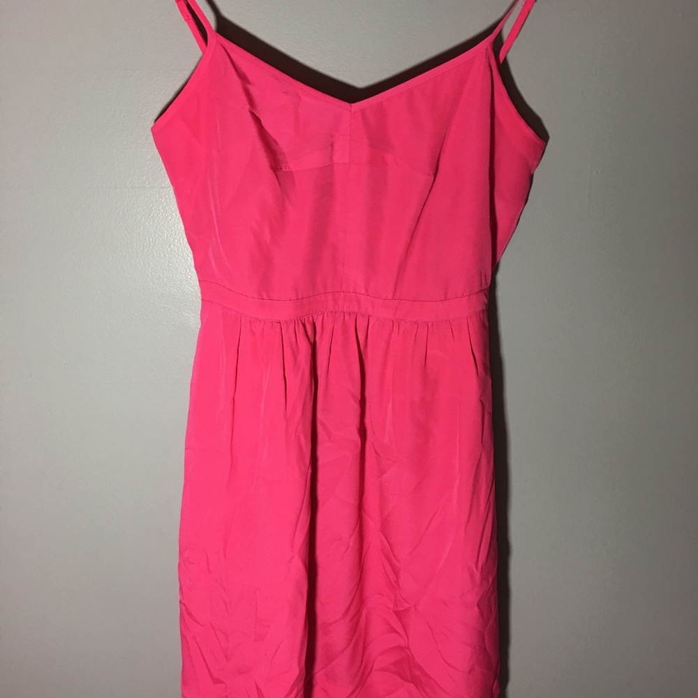 J Crew PINK Spaghetti Strap Dress